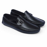 NOX DRIVE(001) – Premium Black Driving Loafer for Men | Medicated Insole & Rubber Sole