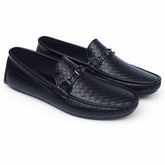 Noir Weave 004 -Executive Comfort Loafer for Men – Black | Premium Office & Daily Wear