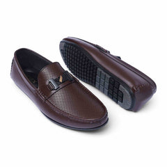 Monza Drive(007) Premium Brown Loafer Casual Driving Shoes