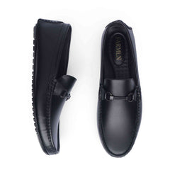 RAVEN FLEX(002) β Black Comfort Driving Shoe for Men | Ultra-Soft Medicated Insole