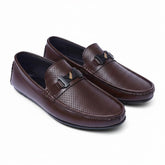 Monza Drive(007) Premium Brown Loafer Casual Driving Shoes