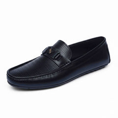 Monza Drive(007) Premium Black Loafer Casual Driving Shoes