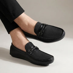 Urban Monaco(006)- Men’s Black Casual Driving Shoes