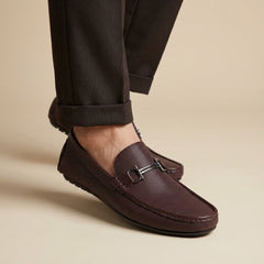 MILANO DRIVE(003)-Luxury Brown Driving Loafer β Medicated Insole | Office & Daily Wear