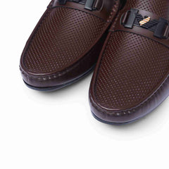 Monza Drive(007) Premium Brown Loafer Casual Driving Shoes