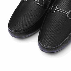 MILANO DRIVE(003)-Luxury Black Driving Loafer – Medicated Insole | Office & Daily Wear