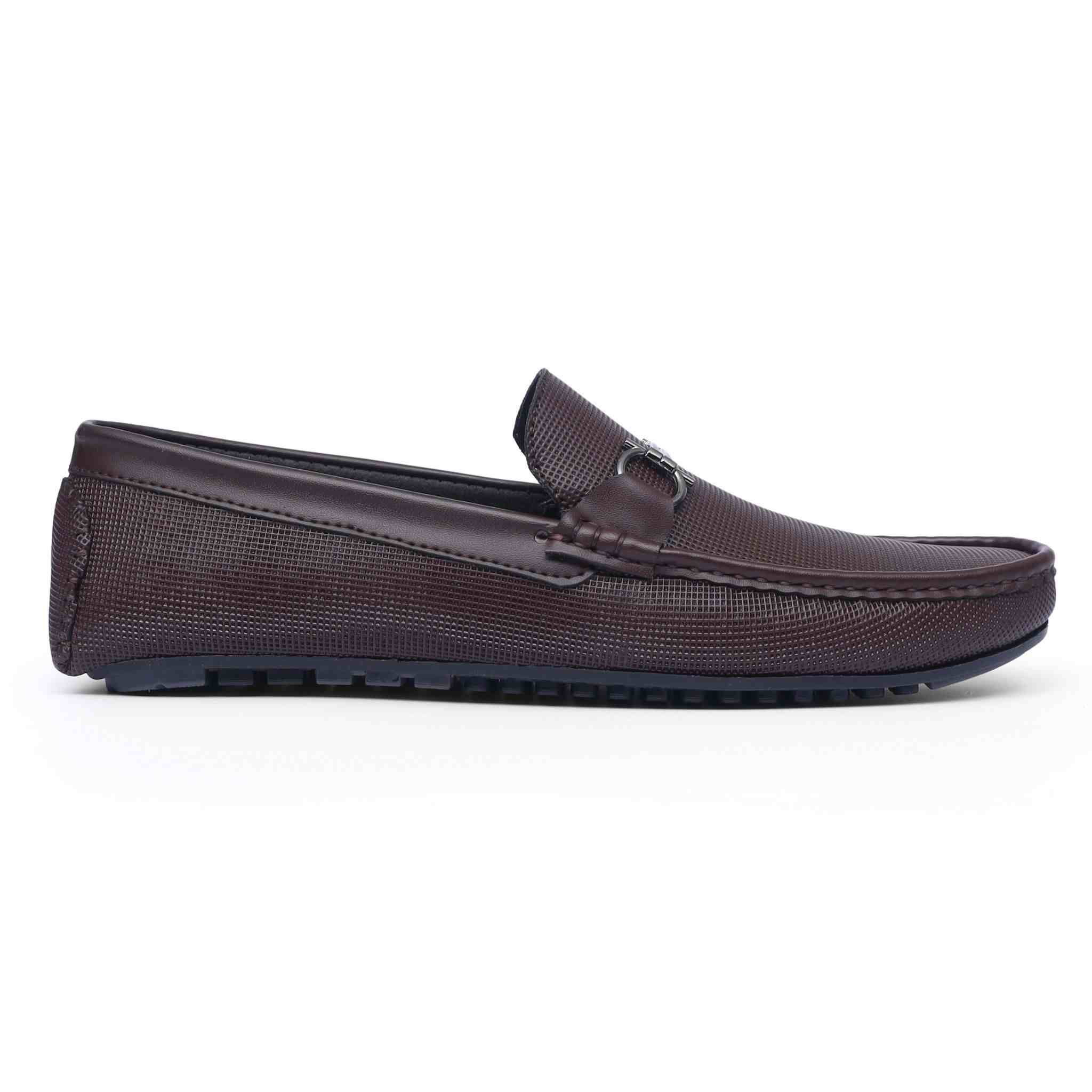 MILANO DRIVE(003)-Luxury Brown Driving Loafer – Medicated Insole | Office & Daily Wear