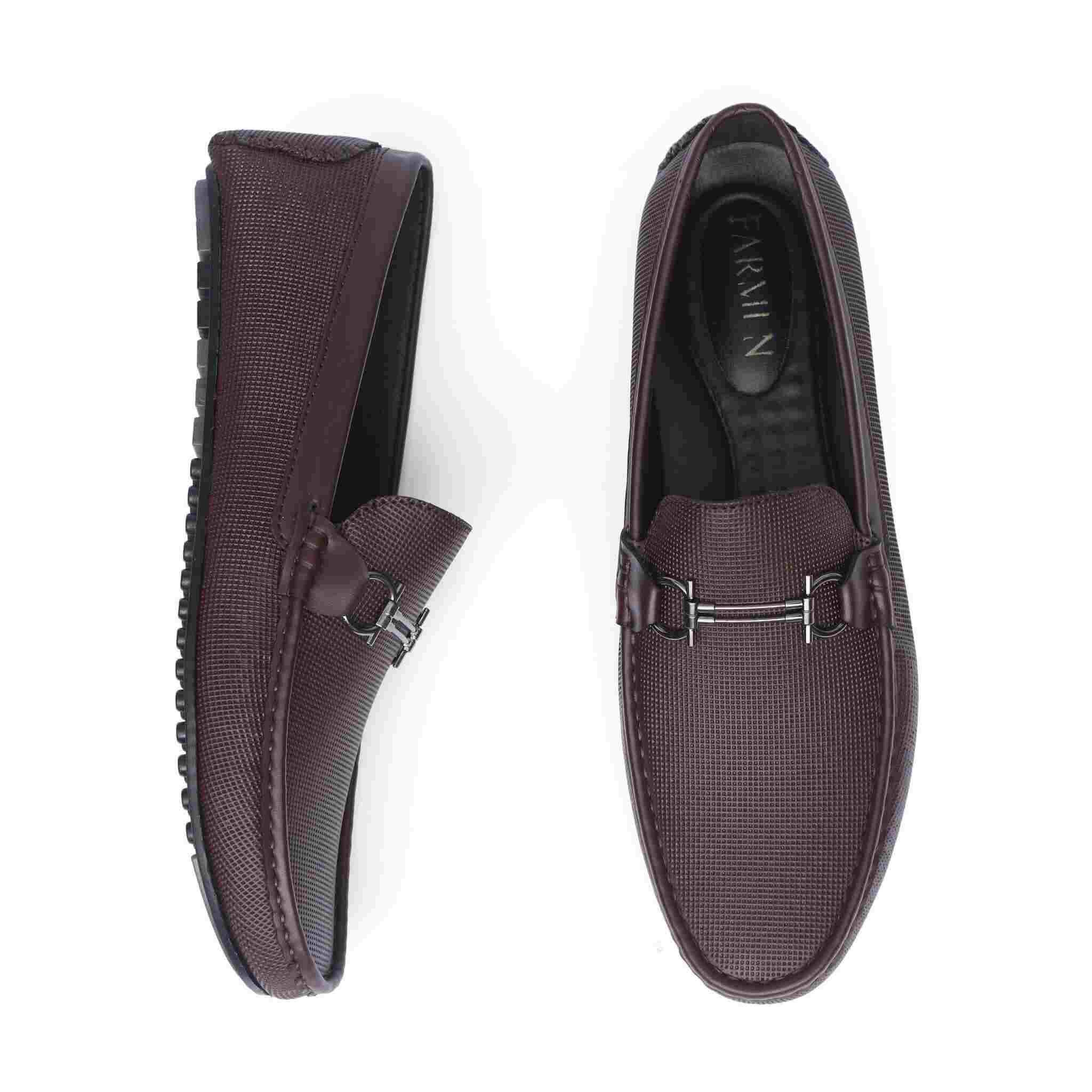 MILANO DRIVE(003)-Luxury Brown Driving Loafer – Medicated Insole | Office & Daily Wear