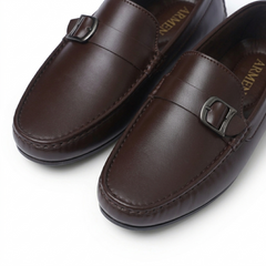 NOX DRIVE(001) – BROWN | Medicated Insole & Rubber Sole