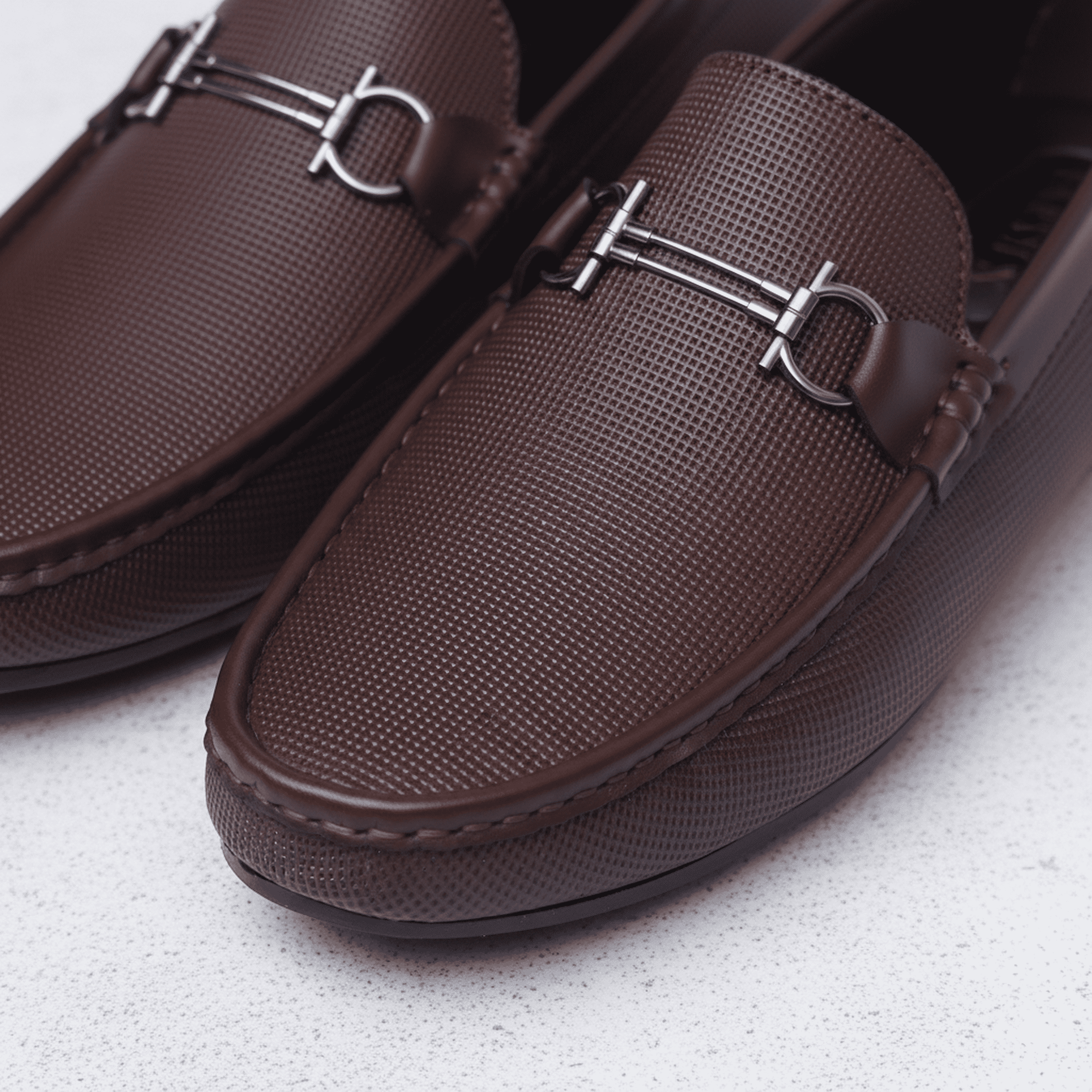 MILANO DRIVE(003)-Luxury Brown Driving Loafer – Medicated Insole | Office & Daily Wear