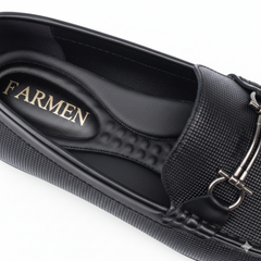 MILANO DRIVE(003)-Luxury Black Driving Loafer – Medicated Insole | Office & Daily Wear
