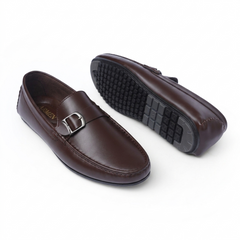 NOX DRIVE(001) – BROWN | Medicated Insole & Rubber Sole