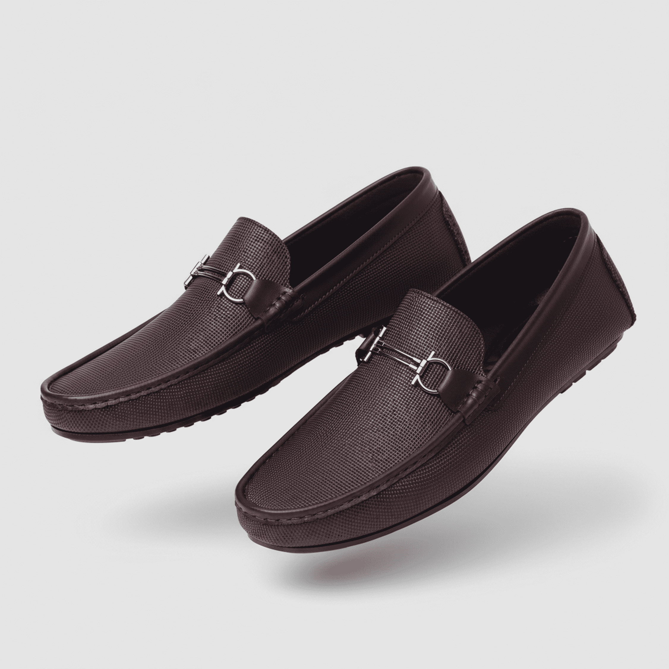 MILANO DRIVE(003)-Luxury Brown Driving Loafer – Medicated Insole | Office & Daily Wear